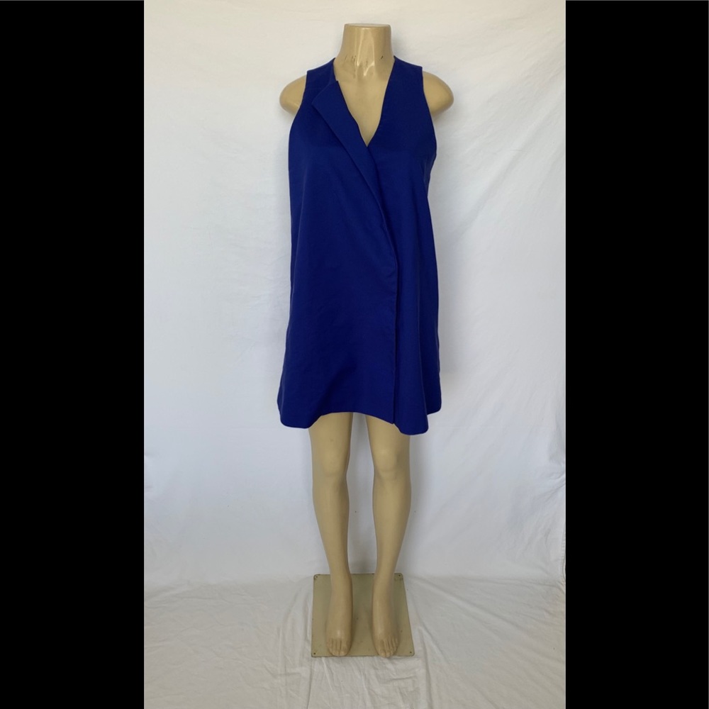 Armani Exchange Size Small Blue Sleeveless Dress